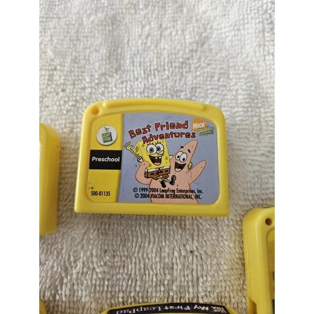 My First Leappad Games Lot Of Six SpongeBob, Disney, Jayjay